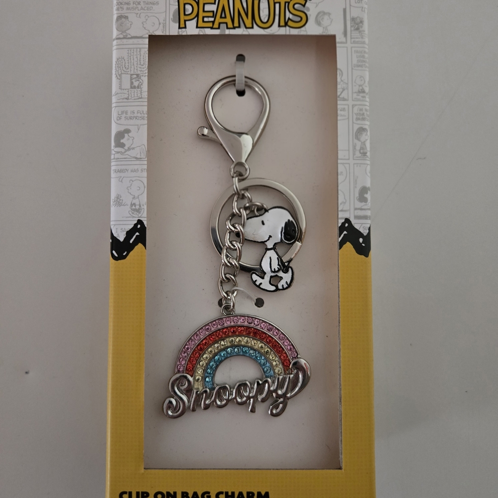 Peanuts Snoopy Rainbow Bag Charm